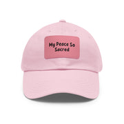 My Peace So Dad Hat with Leather Patch (Rectangle)