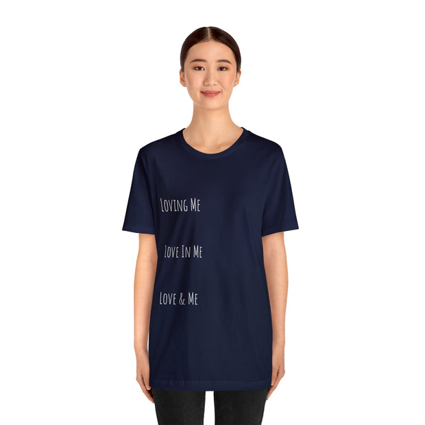 Loving, Love In, Love & Unisex Jersey Short Sleeve Tee