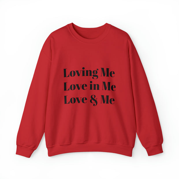 Loving, Love in, Love & Unisex Heavy Blend™ Crewneck Sweatshirt