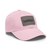 LoveMaker Dad Hat with Leather Patch (Rectangle)