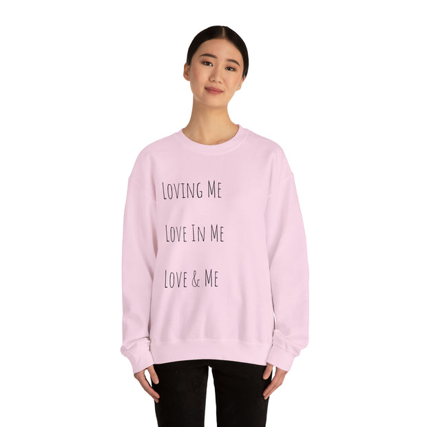 Loving, Love In, Love & Unisex Heavy Blend™ Crewneck Sweatshirt