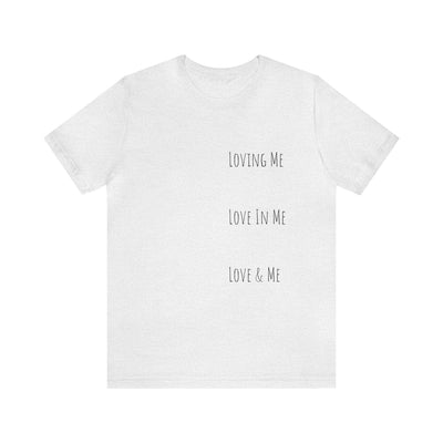 Loving, Love In, Love & Unisex Jersey Short Sleeve Tee
