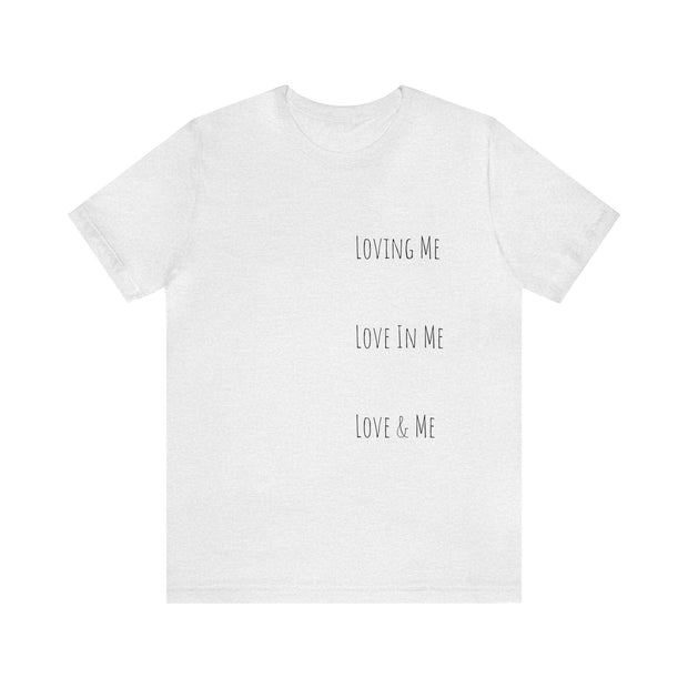 Loving, Love In, Love & Unisex Jersey Short Sleeve Tee