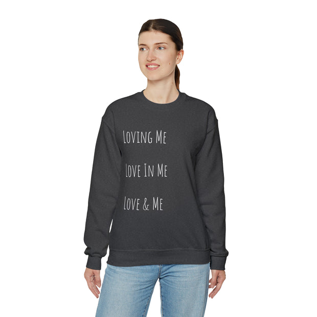 Loving, Love In, Love & Unisex Heavy Blend™ Crewneck Sweatshirt