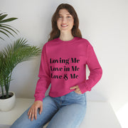 Loving, Love in, Love & Unisex Heavy Blend™ Crewneck Sweatshirt