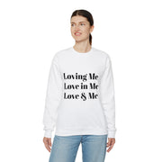 Loving, Love in, Love & Unisex Heavy Blend™ Crewneck Sweatshirt