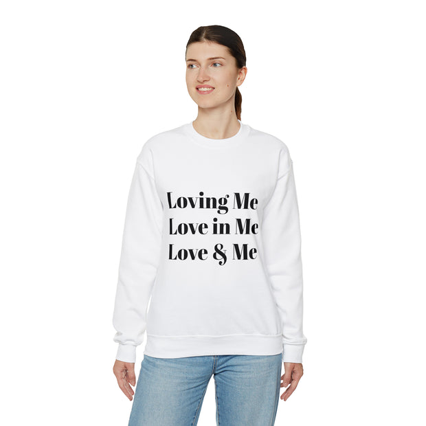 Loving, Love in, Love & Unisex Heavy Blend™ Crewneck Sweatshirt