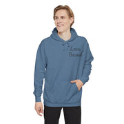 Love Based Unisex Garment-Dyed Hoodie