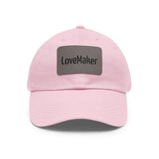 LoveMaker Dad Hat with Leather Patch (Rectangle)
