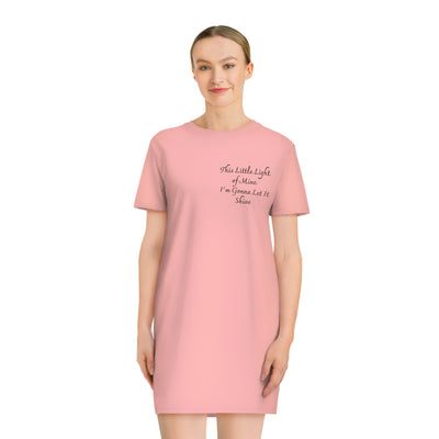 This little light of mine, I'm gone let it shine. Welcome to the light show Spinner T-Shirt Dress