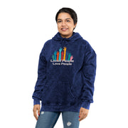 Loved people love people Unisex Mineral Wash Hoodie