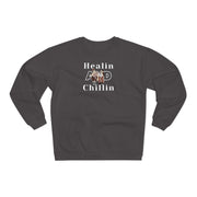 Healin and chillin Unisex Crew Neck Sweatshirt (EU)
