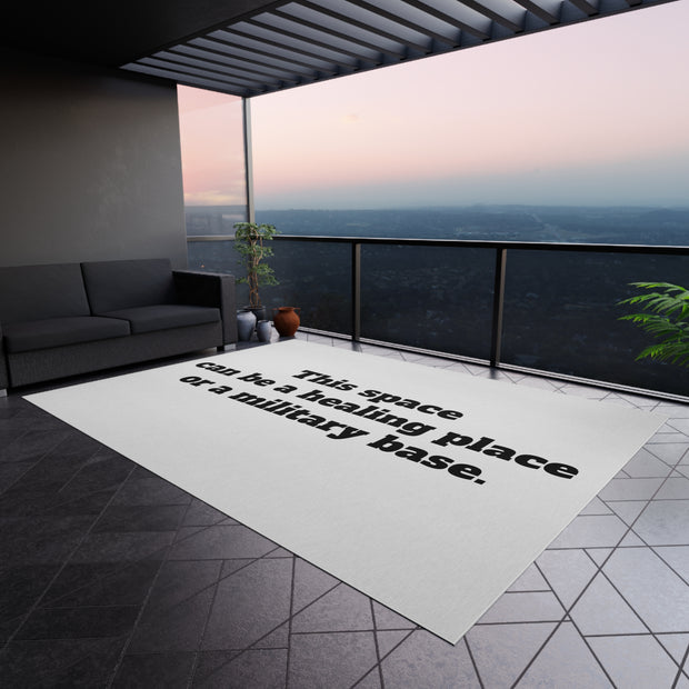 Healing or Military Outdoor Rug
