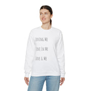 Loving, Love In, Love & Unisex Heavy Blend™ Crewneck Sweatshirt
