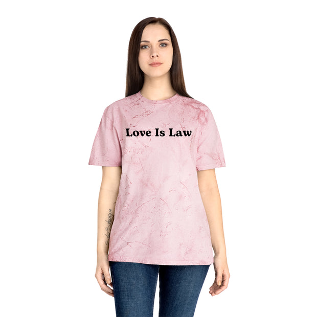 Love Is Law Unisex Color Blast T-Shirt