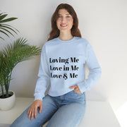 Loving, Love in, Love & Unisex Heavy Blend™ Crewneck Sweatshirt