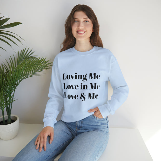 Loving, Love in, Love & Unisex Heavy Blend™ Crewneck Sweatshirt