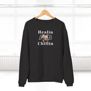 Healin and chillin Unisex Crew Neck Sweatshirt (EU)