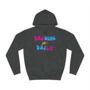 Brewing Joy Daily Unisex College Hoodie