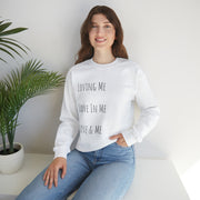 Loving, Love In, Love & Unisex Heavy Blend™ Crewneck Sweatshirt