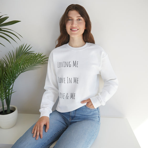 Loving, Love In, Love & Unisex Heavy Blend™ Crewneck Sweatshirt