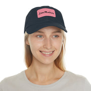 LoveMaker Dad Hat with Leather Patch (Rectangle)