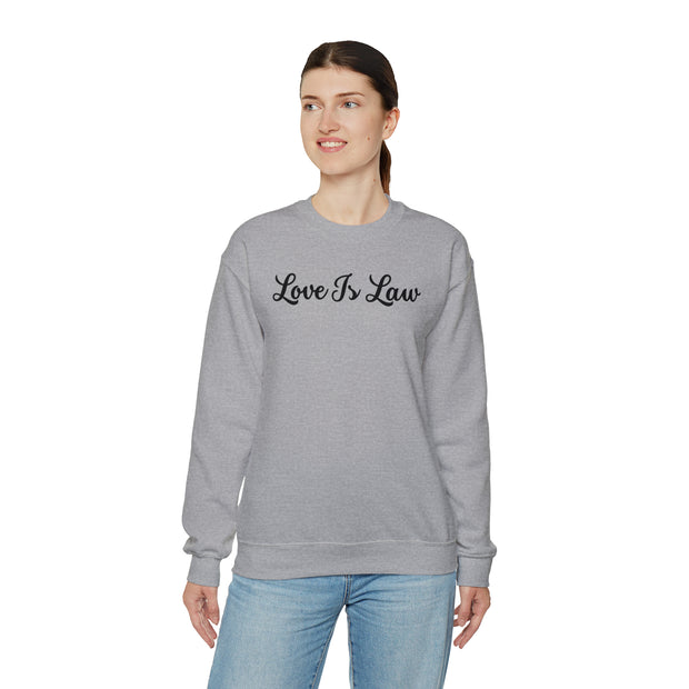 Love Is Law Unisex Heavy Blend™ Crewneck Sweatshirt