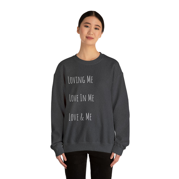 Loving, Love In, Love & Unisex Heavy Blend™ Crewneck Sweatshirt