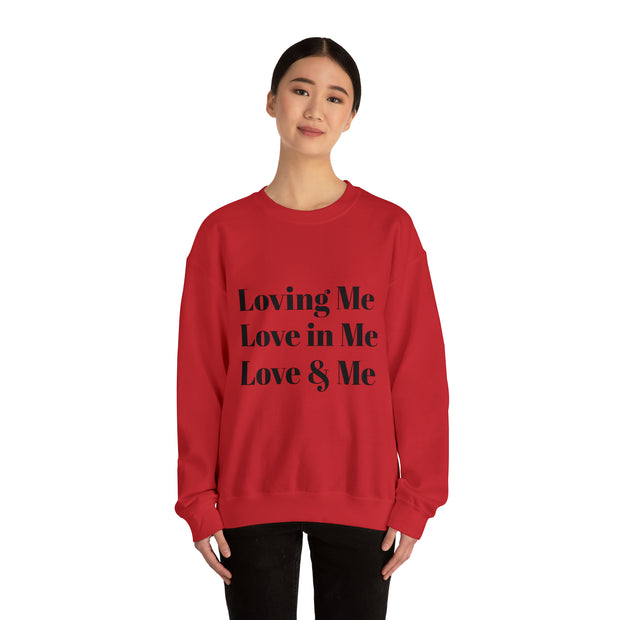 Loving, Love in, Love & Unisex Heavy Blend™ Crewneck Sweatshirt