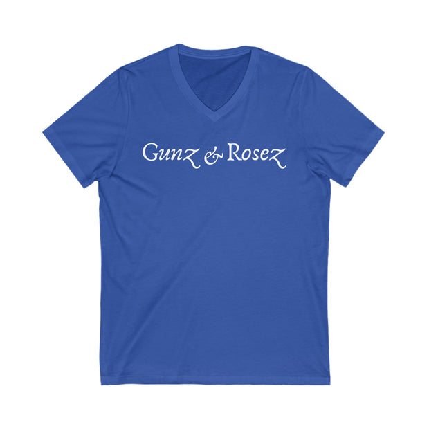 Gunz & Rosez I call that Balance Unisex Jersey Short Sleeve V-Neck Tee