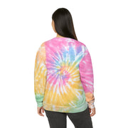 If You Love Me Hug Me Unisex Tie-Dye Sweatshirt