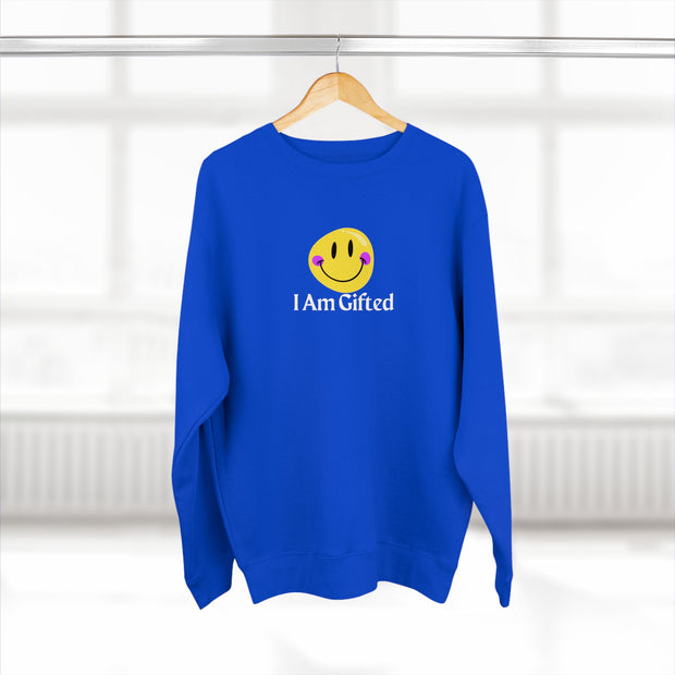 I Am Gifted Unisex Premium Crewneck Sweatshirt