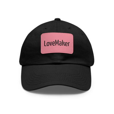 LoveMaker Dad Hat with Leather Patch (Rectangle)