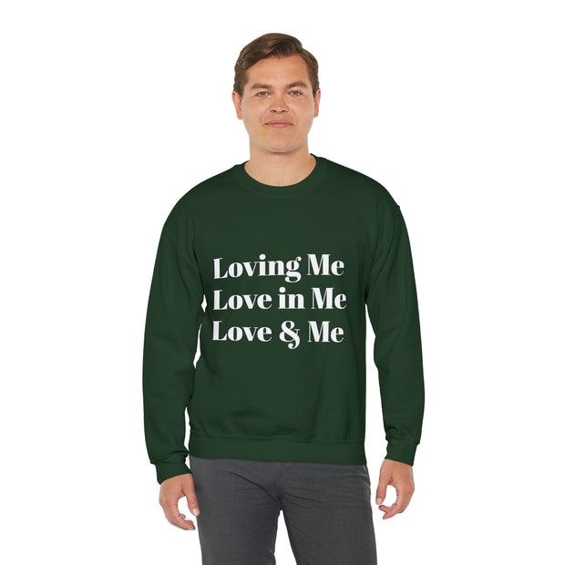 Loving, Love in, Love & Unisex Heavy Blend™ Crewneck Sweatshirt