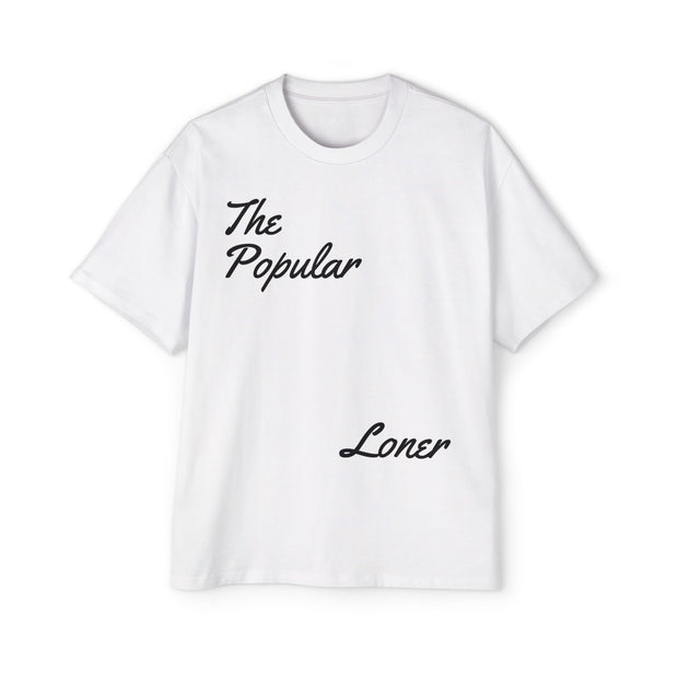 The Popular Loner Men's Heavy Oversized Tee