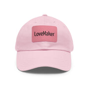LoveMaker Dad Hat with Leather Patch (Rectangle)