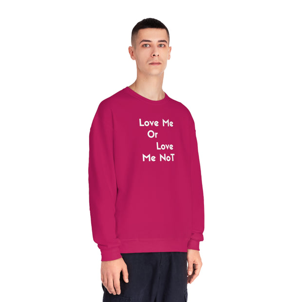 Love Me Or Love Me Not Unisex NuBlend® Crewneck Sweatshirt