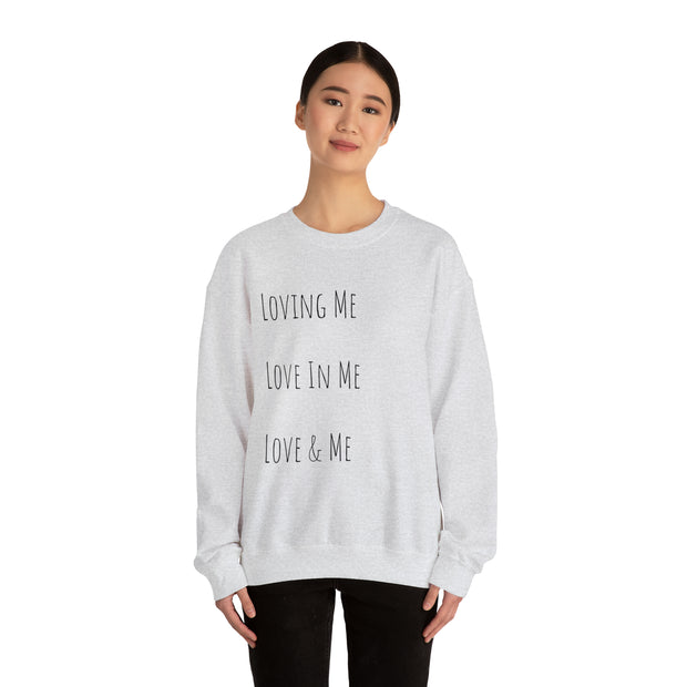 Loving, Love In, Love & Unisex Heavy Blend™ Crewneck Sweatshirt