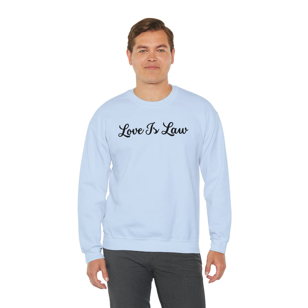 Love Is Law Unisex Heavy Blend™ Crewneck Sweatshirt