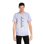 She love’s Me She love’s Me Not She love’s Me Unisex Color Blast T-Shirt