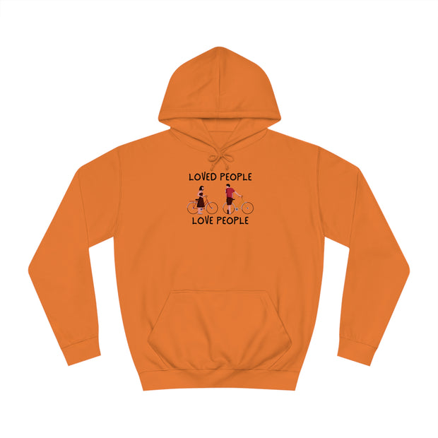 Loved People Love People Unisex College Hoodie