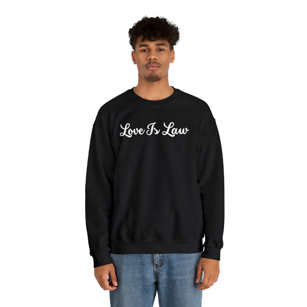 Love Is Law Unisex Heavy Blend™ Crewneck Sweatshirt