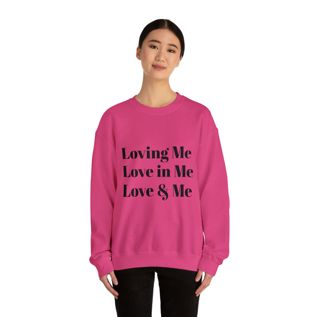 Loving, Love in, Love & Unisex Heavy Blend™ Crewneck Sweatshirt