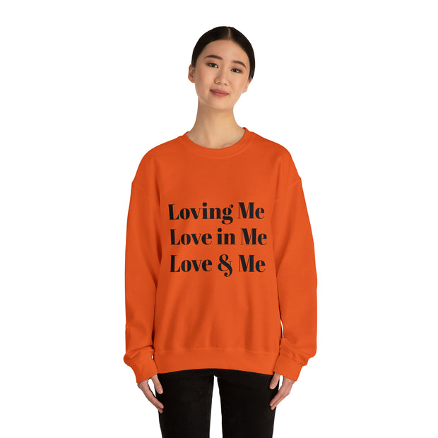 Loving, Love in, Love & Unisex Heavy Blend™ Crewneck Sweatshirt