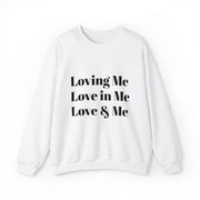 Loving, Love in, Love & Unisex Heavy Blend™ Crewneck Sweatshirt