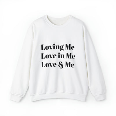 Loving, Love in, Love & Unisex Heavy Blend™ Crewneck Sweatshirt