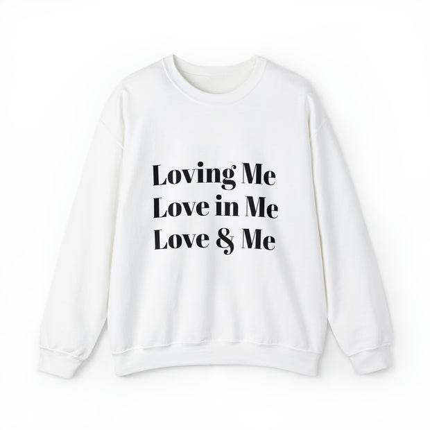 Loving, Love in, Love & Unisex Heavy Blend™ Crewneck Sweatshirt