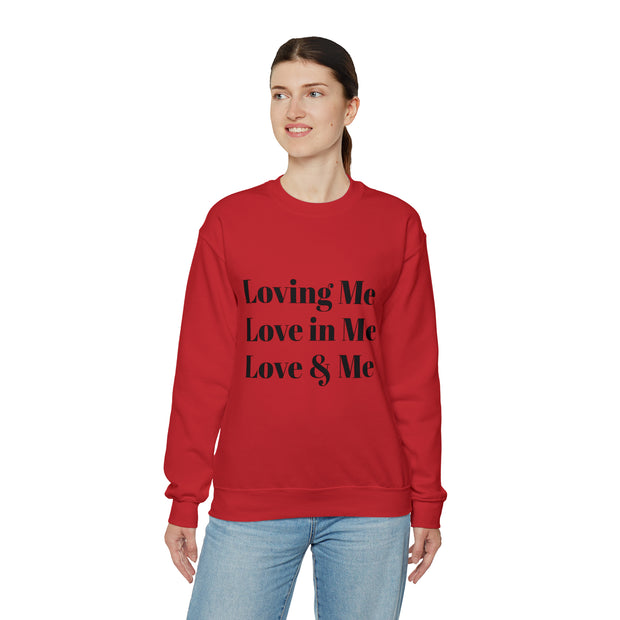 Loving, Love in, Love & Unisex Heavy Blend™ Crewneck Sweatshirt