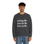 Loving, Love in, Love & Unisex Heavy Blend™ Crewneck Sweatshirt