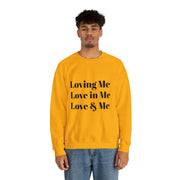 Loving, Love in, Love & Unisex Heavy Blend™ Crewneck Sweatshirt